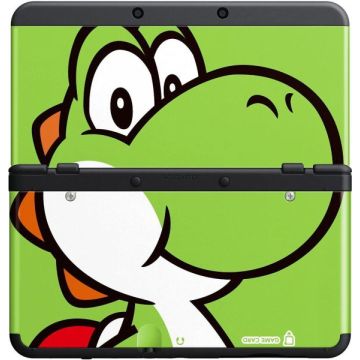 New Nintendo 3DS-Zwart Incl. Yoshi Cover (3DS) Nieuw