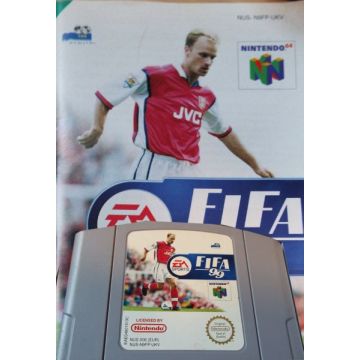 FIFA 99-Kale Cassette Incl. Handleiding (N64) Gebruikt