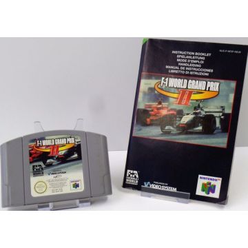 F-1 World Grand Prix II-Kale Cassette Incl. Handleiding (N64) Gebruikt