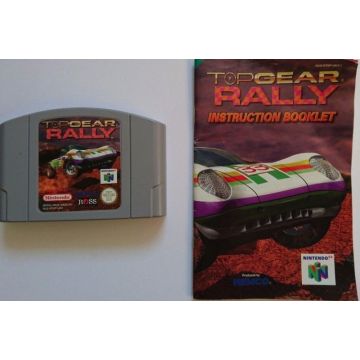 Top Gear Rally-Kale Cassette Incl. Handleiding (N64) Gebruikt