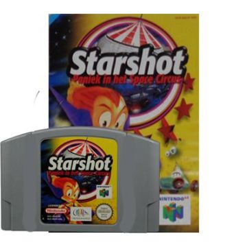 Starshot Space Circus Fever-Kale Cassette Incl. Handleiding (N64) Gebruikt