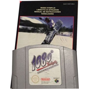 1080 TenEighty Snowboarding-Kale Cassette Incl. Handleiding (N64) Gebruikt