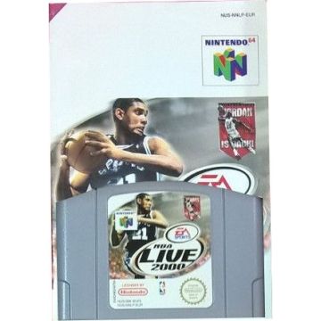 NBA Live 2000-Kale Cassette Incl. Handleiding (N64) Gebruikt