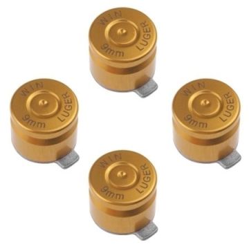 Merkloos Aluminium Bullet PS3 + PS4 Buttons-Oranje (PlayStation 4) Nieuw