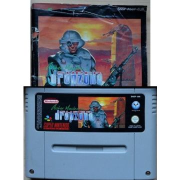 Super Dropzone-Kale Cassette Incl. Handleiding (SNES) Gebruikt