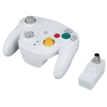 Merkloos Wireless Controller voor GameCube en Wii-Wit (Diversen) Gebruikt