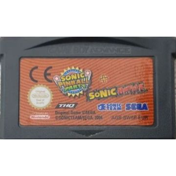 Sonic Pinball Party + Sonic Battle-Kale Cassette (GBA) Gebruikt
