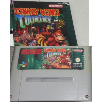 Donkey Kong Country-Kale Cassette Incl. Handleiding (SNES) Gebruikt