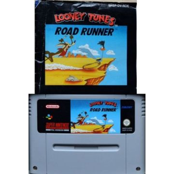 Looney Tunes Road Runner-Kale Cassette Incl. Handleiding (SNES) Gebruikt