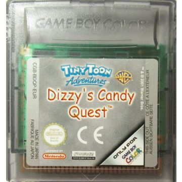 Tiny Toon Adventures Dizzy's Candy Quest-Kale Cassette (GBC) Gebruikt
