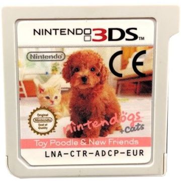 Nintendogs + Cats Toy Poodle-Kale Cassette (3DS) Gebruikt