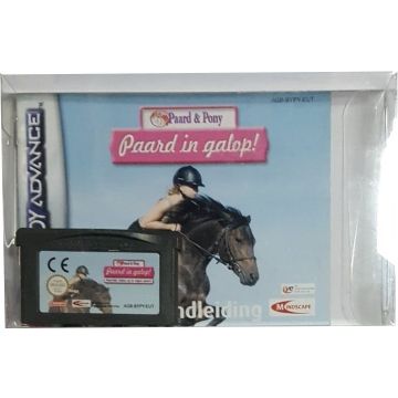 Paard & Pony Paard in Galop-Kale Cassette Incl. Handleiding (GBA) Gebruikt