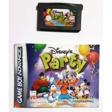 Disney's Party-Kale Cassette Incl. Handleiding (GBA) Gebruikt