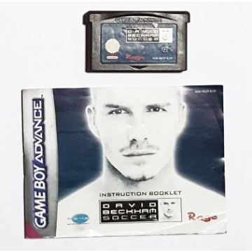 David Beckham Soccer-Kale Cassette Incl. Handleiding (GBA) Gebruikt
