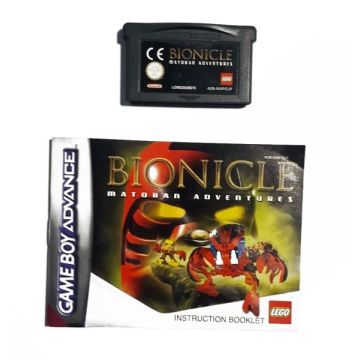 Bionicle Matoran Adventures-Kale Cassette Incl. Handleiding (GBA) Gebruikt
