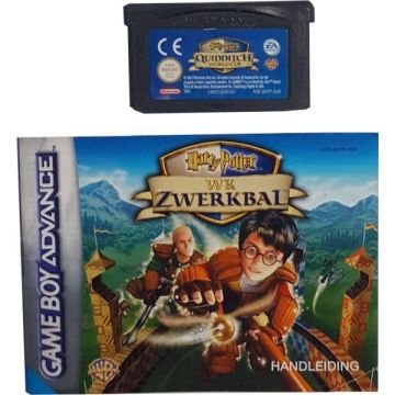 Harry Potter Quidditch World Cup-Kale Cassette Incl. Handleiding (GBA) Gebruikt