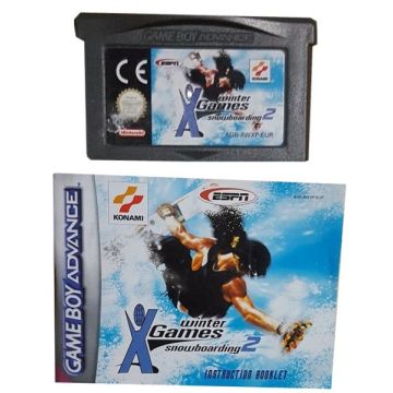 ESPN Winter X Games Snowboarding 2-Kale Cassette Incl. Handleiding (GBA) Gebruikt