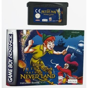 Disney's Peter Pan Return to Neverland-Kale Cassette Incl. Handleiding (GBA) Gebruikt