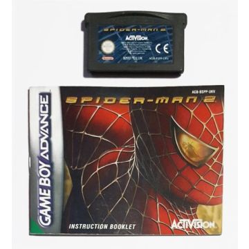 Spider-Man 2-Kale Cassette Incl. Handleiding (GBA) Gebruikt