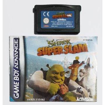 Shrek SuperSlam-Kale Cassette Incl. Handleiding (GBA) Gebruikt