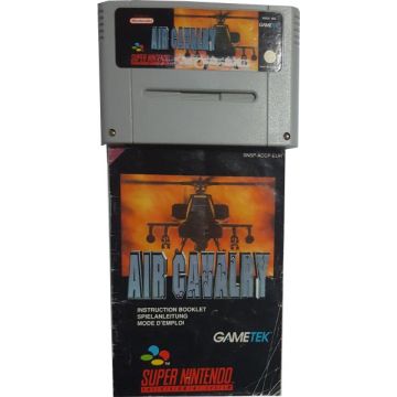 Air Cavalry-Kale Cassette Incl. Handleiding (SNES) Gebruikt