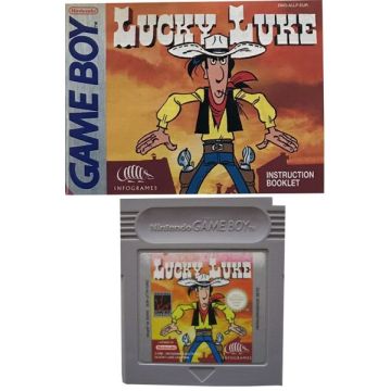 Lucky Luke-Kale Cassette Incl. Handleiding (Game Boy) Gebruikt