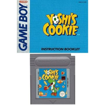 Yoshi's Cookie-Kale Cassette Incl. Handleiding (Game Boy) Gebruikt