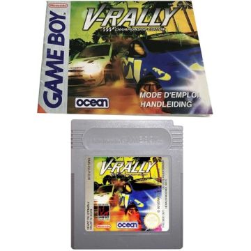 V-Rally Championship Edition-Kale Cassette Incl. Handleiding (Game Boy) Gebruikt