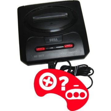 SEGA Mega Drive II-Incl. Merkloos Controller (Sega Mega Drive) Gebruikt