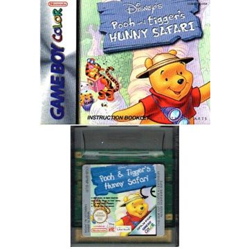 Pooh & Tigger's Hunny Safari-Kale Cassette Incl. Handleiding (GBC) Gebruikt