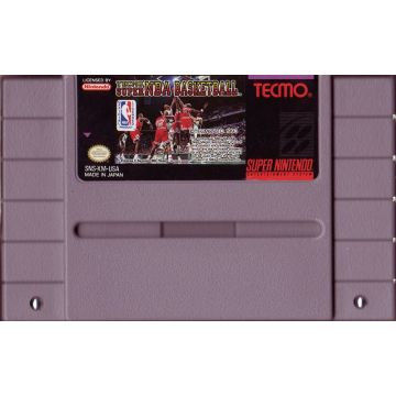 Tecmo Super NBA Basketball-Kale Cassette Amerikaans (SNES) Gebruikt