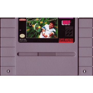 Jimmy Connors Pro Tennis Tour-Kale Cassette Amerikaans (SNES) Gebruikt