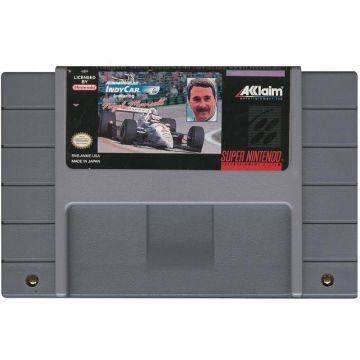 Indy Car Racing Featuring Nigel Mansell-Kale Cassette Amerikaans (SNES) Gebruikt