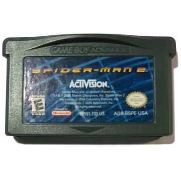 Spider-Man 2-Kale Cassette Amerikaans (GBA) Gebruikt