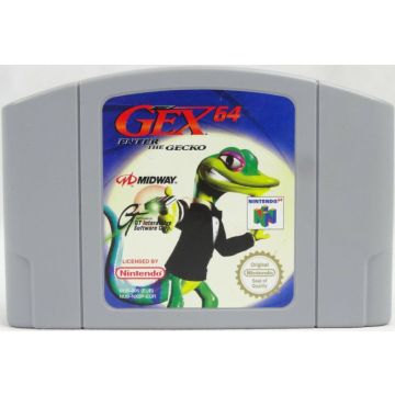 Gex 64 Enter the Gecko-Kale Cassette (N64) Gebruikt