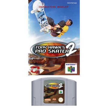 Tony Hawk's Pro Skater 2-Kale Cassette Incl. Handleiding (N64) Gebruikt