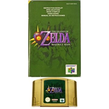 The Legend of Zelda Majora's Mask-Kale Cassette Incl. Handleiding (N64) Gebruikt