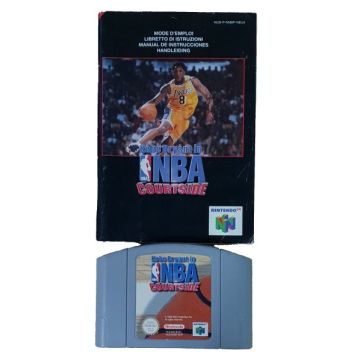 Kobe Bryant in NBA Courtside-Kale Cassette Incl. Handleiding (N64) Gebruikt