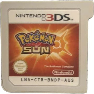Pokémon Sun-Kale Cassette (3DS) Gebruikt