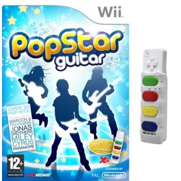 PopStar Guitar-Alleen AirG (Wii) Gebruikt