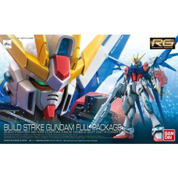 Bandai Hobby Mobile Suit Gundam Build Fighters-GAT-X105B/FP Build Strike Gundam Full Package 1/144 RG (Diversen) Nieuw
