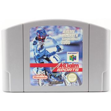 Jeremy McGrath Supercross 2000-Kale Cassette (N64) Gebruikt