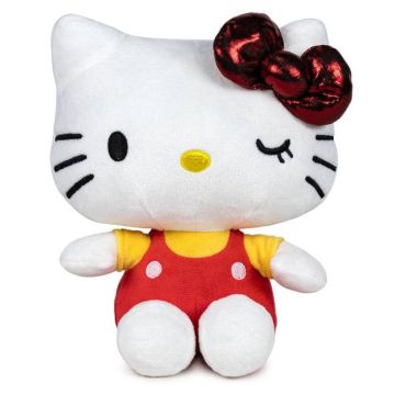 Play by Play Hello Kitty 50th Anniversary Pluche 22CM-Rood (Diversen) Nieuw