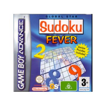 Global Star Sudoku Fever-Standaard (GBA) Gebruikt