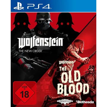 Wolfenstein The New Order & The Old Blood-Double Pack Duits (PlayStation 4) Gebruikt