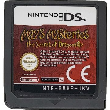 May's Mysteries The Secret Of Dragonville-Kale Cassette (NDS) Gebruikt