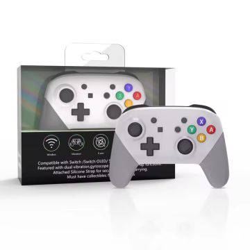 JYS Wireless Mini Controller for Nintendo Switch / Steam Deck-Wit (Switch) Gebruikt