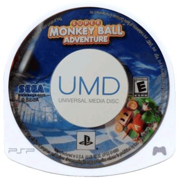Super Monkey Ball Adventure-Kale Cassette (PSP) Gebruikt