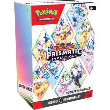 Pokémon TCG Scarlet & Violet Prismatic Evolutions-Booster Bundle (Diversen) Nieuw