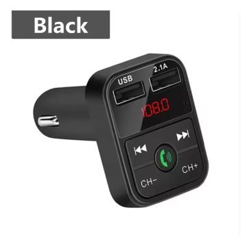 Merkloos Bluetooth FM Transmitter & Auto Lader-Zwart (Diversen) Nieuw